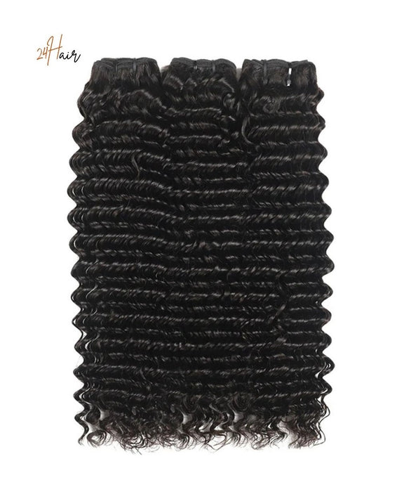 3 tissages laotiens deep wave, cheveux naturels ondulés