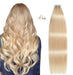Tap in bandes adhésives virgin hair 613#, cheveux blonds 100 % naturels pour une application rapide et facile