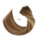 Tap in bandes adhésives virgin hair 4/27#, cheveux naturels pour une application rapide et une finition éclatante