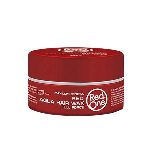 Cire Aqua Hair Wax Rouge 150ml Red One, cire coiffante pour une texture douce et une brillance naturelle

