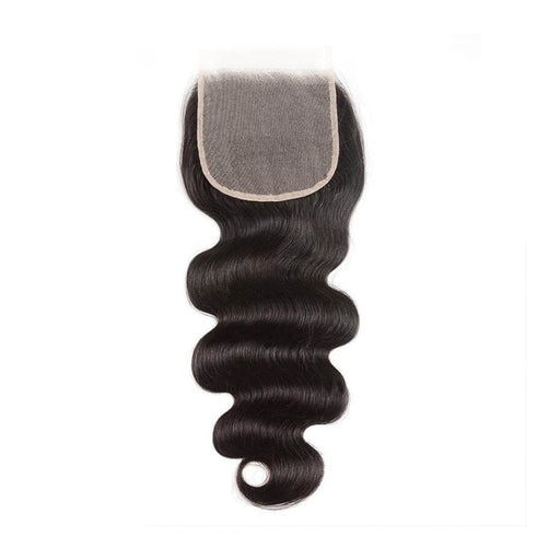 Perruque closure 5x5 body wave en cheveux vierges, look naturel
