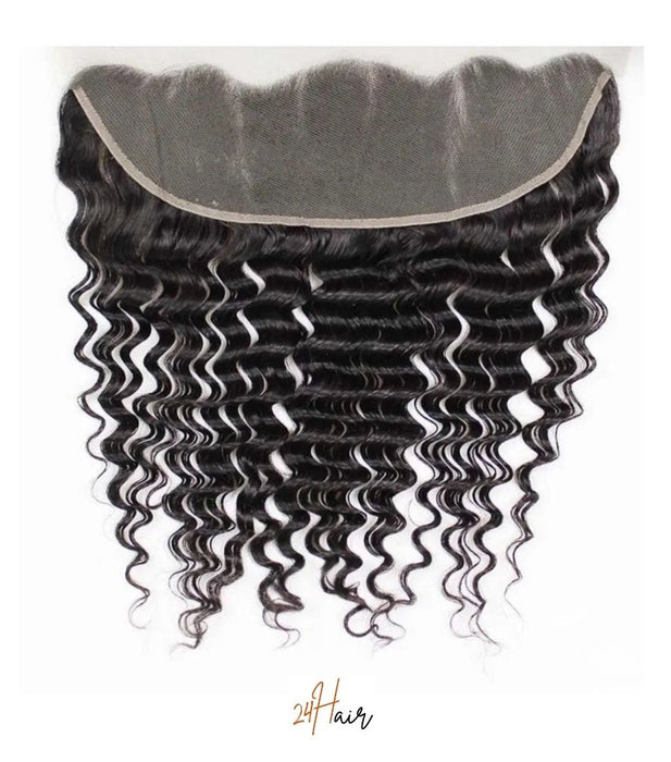 Frontal 13x4 deep wave, une texture douce et brillante pour un look moderne et plein de grâce