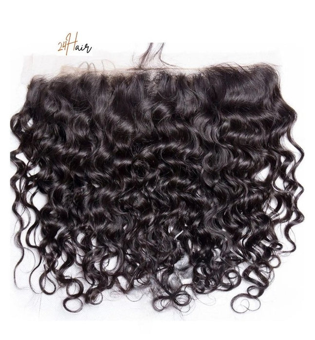 Frontal 13X4 Water Wave, frange frontale 13X4 avec vagues légères et définies pour des cheveux volumineux