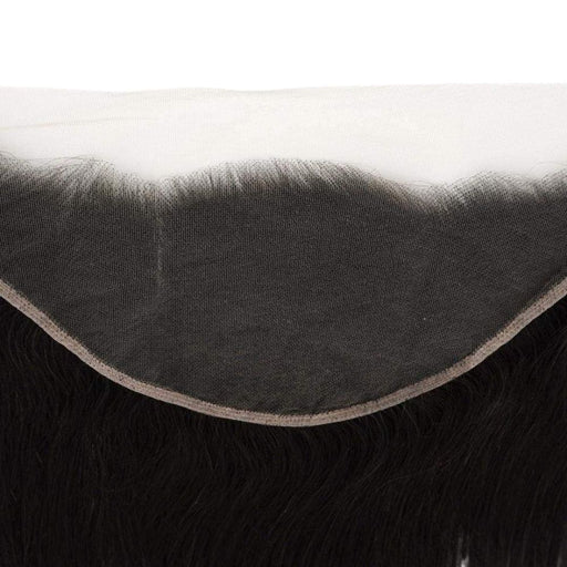 Frontal 13x6 HD invisible en cheveux vierges lisses, finition naturelle