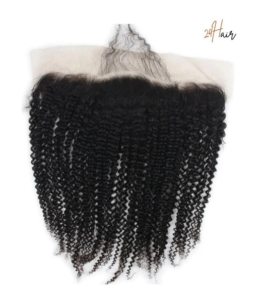 Frontal 13x4 avec cheveux kinky curly, coiffure volumineuse et dynamique pour un style unique