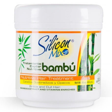 Masque Réparateur au Bamboo 450g Silicon Mix, masque nourrissant pour cheveux abîmés et secs
