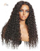 Perruque closure HD 5x5 virgin cheveux ondulés profonds, coiffure élégante avec des vagues définies et naturelles