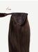 Ponytail cheveux virgin marron, queue de cheval élégante et naturelle pour un look chic
