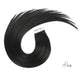 Tap in bandes adhésives virgin hair 1B, une texture lisse et brillante pour un style sans effort