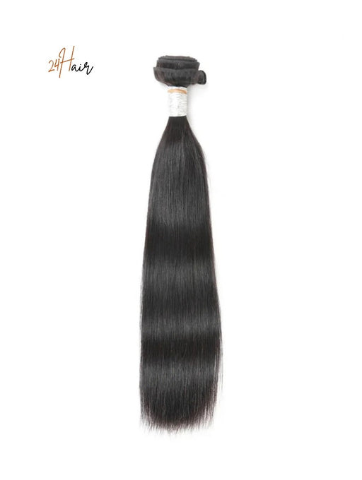 Tissage virgin brésilien lisse, cheveux naturels lisses et brillants pour un style élégant et soigné